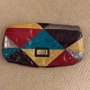 Nine West colorful clutch!